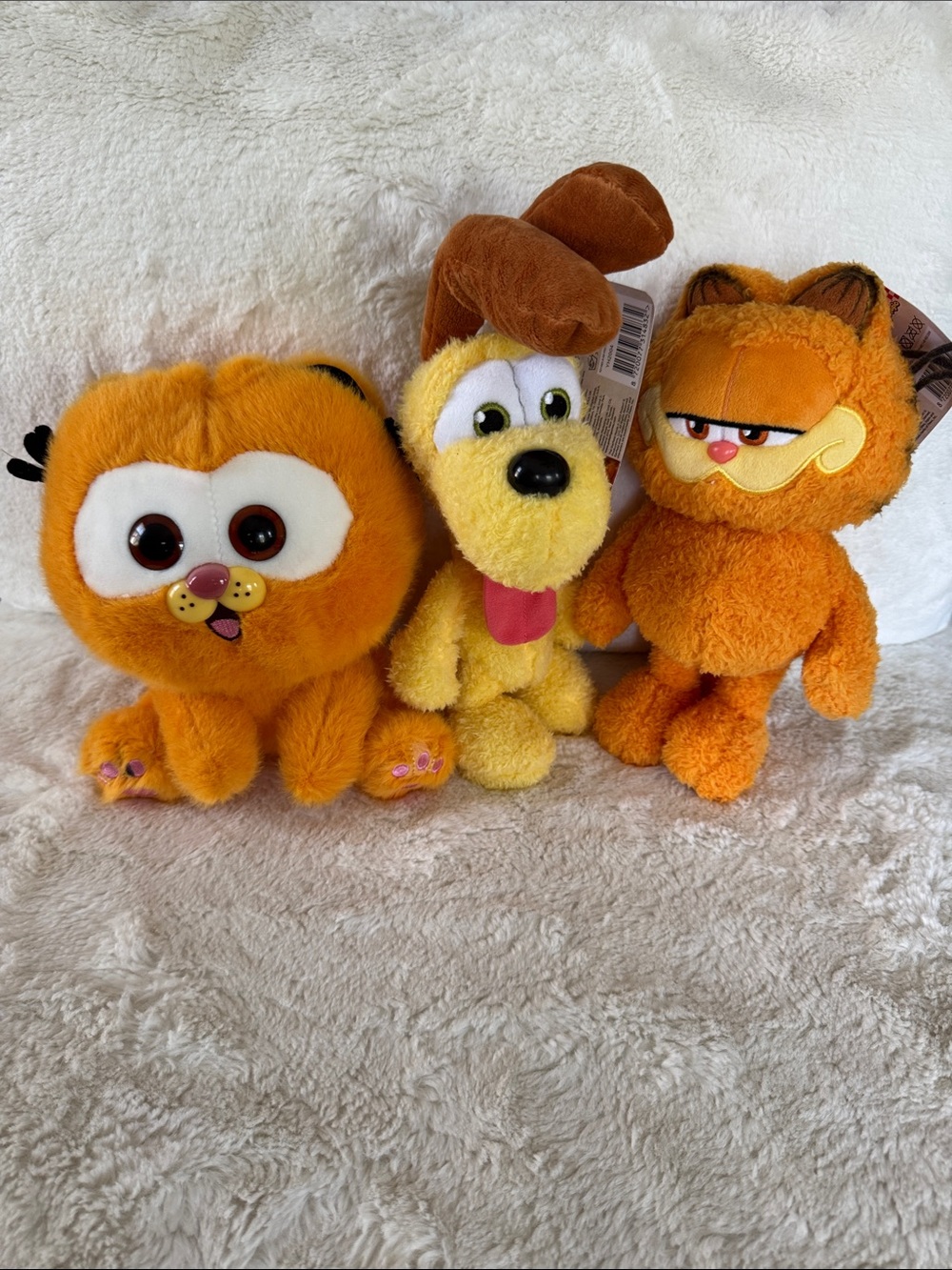 2024 The Garfield Movie Set of 3 - Baby Garfield, Garfield & Odie Characters